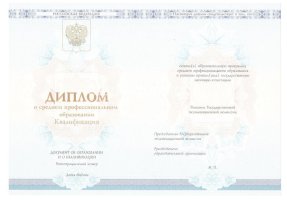 Диплом техникума 2014-2020 в Самаре